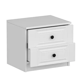 Noptiera, Minerva, Kale, 50x47x40 cm, PAL, Alb imagine