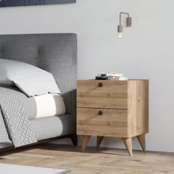 Noptiera, Puqa Design, Kada, 40x55x42 cm, PAL, Nuc imagine