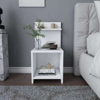 Noptiera, Retricy, Ullman, 35.6x37.4x72 cm, PAL, Alb imagine