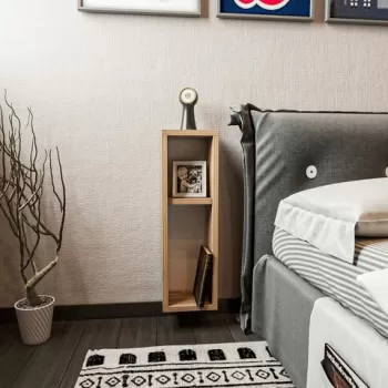 Noptiera Turra, Kalune Design, 20x15x65 cm, maro imagine