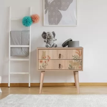 Noptiera, Vella, City - Cat, 60 x 61 x 40 cm, pal melaminat, multicolor imagine