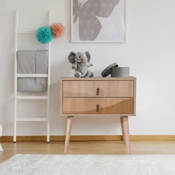 Noptiera, Vella, City - Desert, 60 x 61 x 40 cm, pal melaminat, multicolor imagine