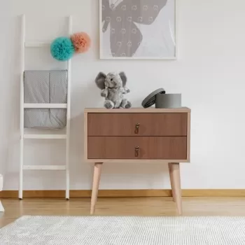 Noptiera, Vella, City - Form, 60 x 61 x 40 cm, pal melaminat, multicolor imagine