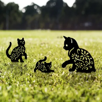 Obiect decorativ de gradina, Fam 02, Negru imagine