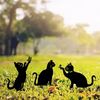 Obiect decorativ de gradina, Fam 06, Negru imagine