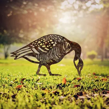 Obiect decorativ de gradina, Goose -A 02, 44x50 cm, Multicolor imagine