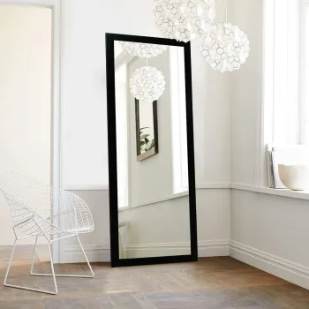 Oglinda Cheval, Leona, Cheval 105, 40x105 cm, Plastic, Negru imagine