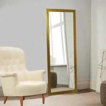 Oglinda Cheval, Leona, Cheval, 40x105 cm, Plastic, Auriu imagine