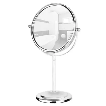 Oglinda cosmetica, Maximex, 7-fold, 20 x 12 x 31.5 cm, metal/sticla, gri imagine