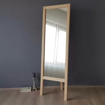 Oglinda de podea Cheval A41, Neostill, 55 x 3.2 x 170 cm, lemn masiv, walnut imagine