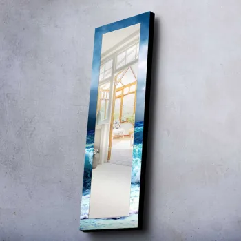 Oglinda decorativa, 40120MA-028, Cadru: 100% LEMN DE PIN (Grosime: 27 mm), Multicolor imagine