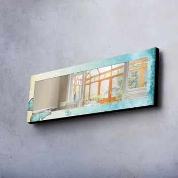 Oglinda decorativa, 40120MA-065, Cadru: 100% LEMN DE PIN (Grosime: 27 mm), Multicolor imagine