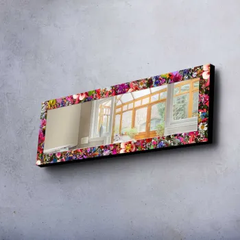 Oglinda decorativa, 40120MA-094, Cadru: 100% LEMN DE PIN (Grosime: 27 mm), Multicolor imagine