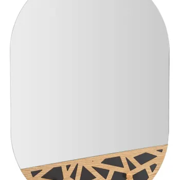 Oglinda decorativa Abiti, Mauro Ferretti, 60.5x90 cm, MDF/sticla, multicolor imagine