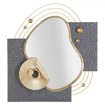 Oglinda decorativa Art, Mauro Ferretti, 80 x 72.4 cm, fier/MDF, multicolor imagine