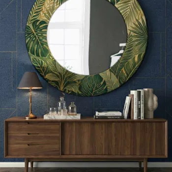 Oglinda decorativa, Artmdfmrr13, Sticla, Cadru: 100% MDF, Multicolor imagine