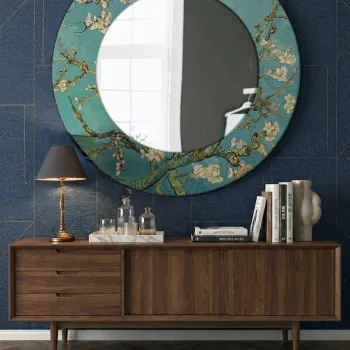 Oglinda decorativa, Artmdfmrr4, Sticla, Cadru: 100% MDF, Multicolor imagine