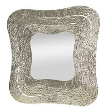 Oglinda decorativa Aury, Mauro Ferretti, 74x79 cm, metal/oglinda, argintiu imagine