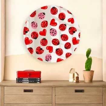 Oglinda decorativa, AY11697, Sticla, o30 cm, Multicolor imagine