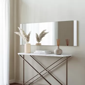 Oglinda decorativa Aynas, Neostill, 120x40 cm, alb imagine