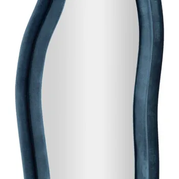 Oglinda decorativa Chanel, Mauro Ferretti, 40x160 cm, MDF/poliester, albastru imagine