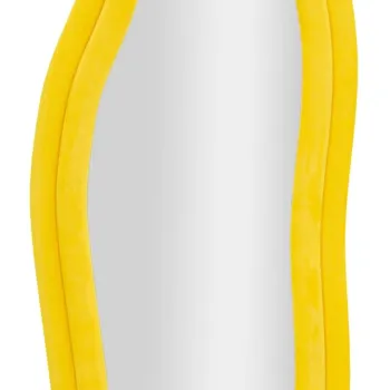 Oglinda decorativa Chanel, Mauro Ferretti, 40x160 cm, MDF/poliester, galben imagine