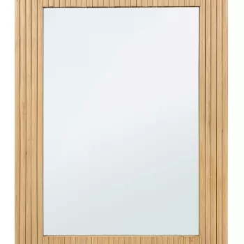 Oglinda decorativa Charley, Bizzotto, 60 x 80 cm, lemn de paulownia/MDF, natural imagine
