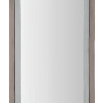 Oglinda decorativa Cloe, Mauro Ferretti, 60x160 cm, MDF/rama acoperita cu catifea, gri imagine