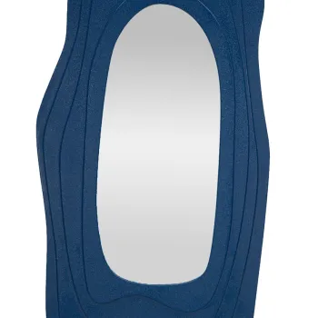 Oglinda decorativa Dafne, Mauro Ferretti, 90x165 cm, MDF/oglinda, albastru imagine