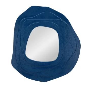 Oglinda decorativa Dalia, Mauro Ferretti, 90x97 cm, MDF/oglinda, albastru imagine