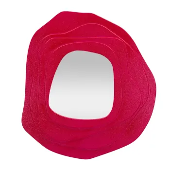 Oglinda decorativa Dalia, Mauro Ferretti, 90x97 cm, MDF/oglinda, fucsia imagine