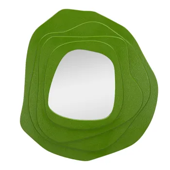 Oglinda decorativa Dalia, Mauro Ferretti, 90x97 cm, MDF/oglinda, verde imagine