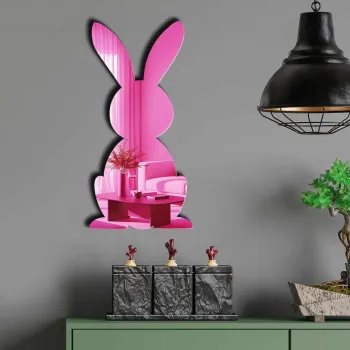 Oglinda decorativa, EAS005PINK, Partea de jos: 100% EVA (Grosime: 10 mm), Roz imagine