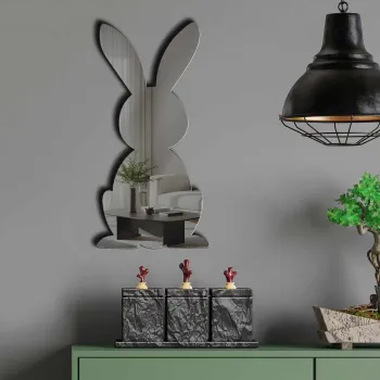 Oglinda decorativa, EAS005SMOKED, Partea de jos: 100% EVA (Grosime: 10 mm), Afumat imagine