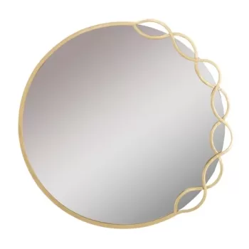 Oglinda decorativa Eleonor, Mauro Ferretti, 73.5x72 cm, fier, auriu imagine