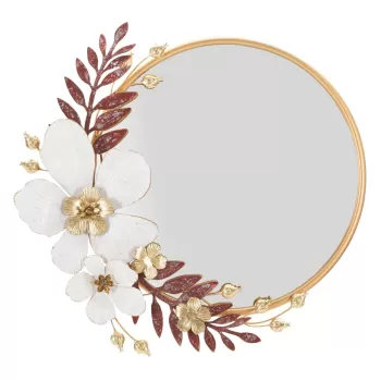 Oglinda decorativa Flot, Mauro Ferretti, 74.9 x 72.4 cm, fier/MDF, multicolor imagine