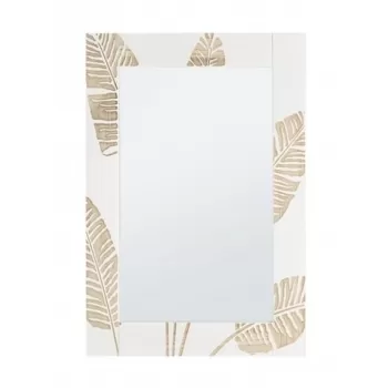Oglinda decorativa, Folium, Bizzotto, 54x76 cm, lemn de paulownia/MDF imagine