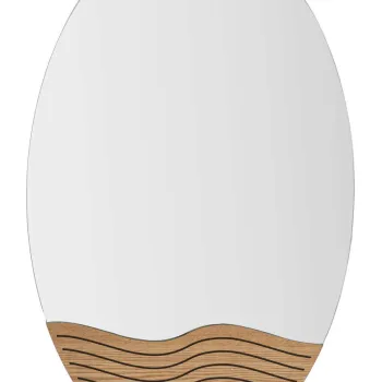 Oglinda decorativa Lines, Mauro Ferretti, 50x80 cm, MDF/sticla, multicolor imagine
