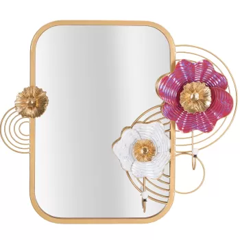 Oglinda decorativa Lovis, Mauro Ferretti, 75 x 64.1 cm, fier/MDF, multicolor imagine