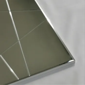 Oglinda decorativa, Neostill, A331D, 62x2.2x130 cm, MDF , Argintiu imagine