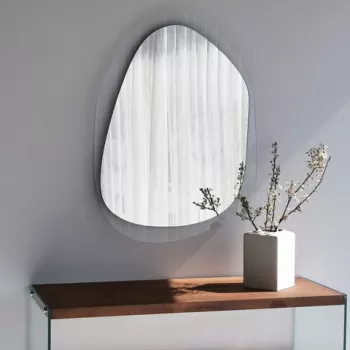 Oglinda decorativa, Neostill, Aqua A342, 75x55 cm, Transparent imagine