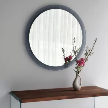 Oglinda decorativa, Neostill, Aqua A346, 65x65 cm, Fum imagine