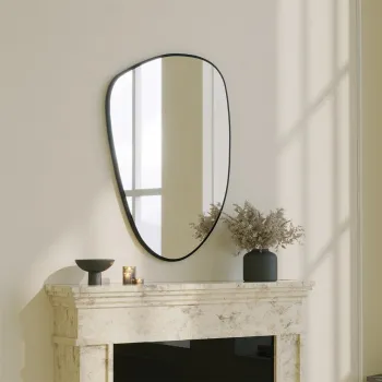 Oglinda decorativa, Neostill, Dream, 91x61 cm, MDF , Negru imagine