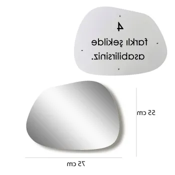 Oglinda decorativa, Neostill, Gusto, 75x55 cm, PAL, Auriu imagine