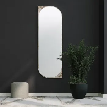 Oglinda decorativa, Neostill, Livi, 52x152 cm, MDF , Marmura imagine