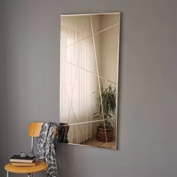 Oglinda decorativa NSTLA309d, Neostill, 62 x 130 cm, argintiu imagine