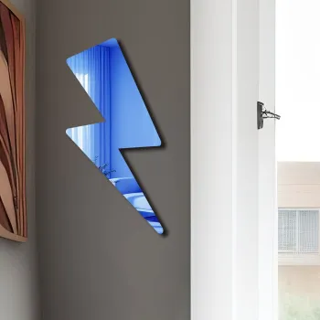 Oglinda decorativa, Ozgl504, Partea de jos: 100% EVA (Grosime: 10 mm), Albastru imagine