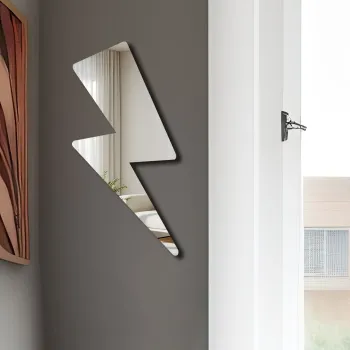 Oglinda decorativa, Ozgl504, Partea de jos: 100% EVA (Grosime: 10 mm), Argintiu imagine