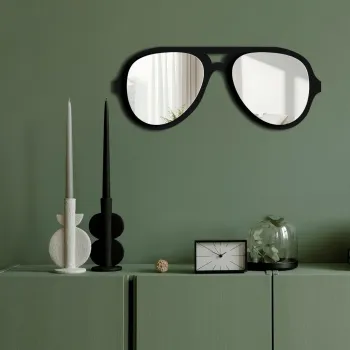 Oglinda decorativa, Ozgl508, Partea de jos: 100% EVA (Grosime: 10 mm), Argintiu imagine