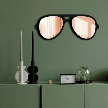 Oglinda decorativa, Ozgl508, Partea de jos: 100% EVA (Grosime: 10 mm), Auriu roz imagine